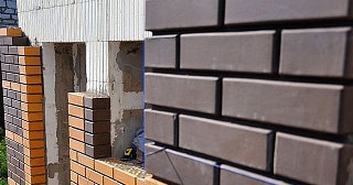 Фасады домов из кирпича в Уссурийске: качественная кладка от 1141 рублей